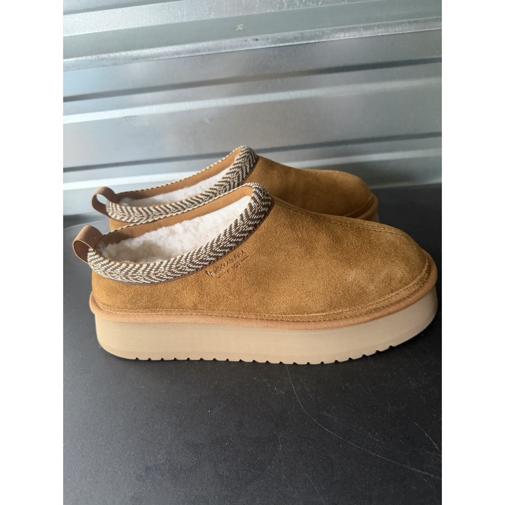 Koolaburra by UGG Burree Platform Slipper, Chestnut, Women's Size 12